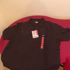 brown Mossimo supply polo shirt nwt